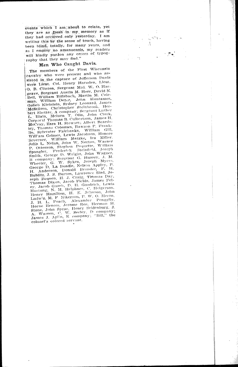  Source: Milwaukee Sentinel Topics: Civil War Date: 1910-09-05