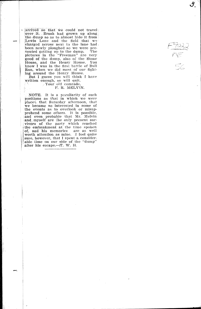  Source: Waukesha Freeman Topics: Civil War Date: 1907-02-21