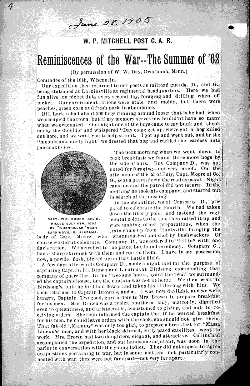  Topics: Civil War Date: 1905-06-28