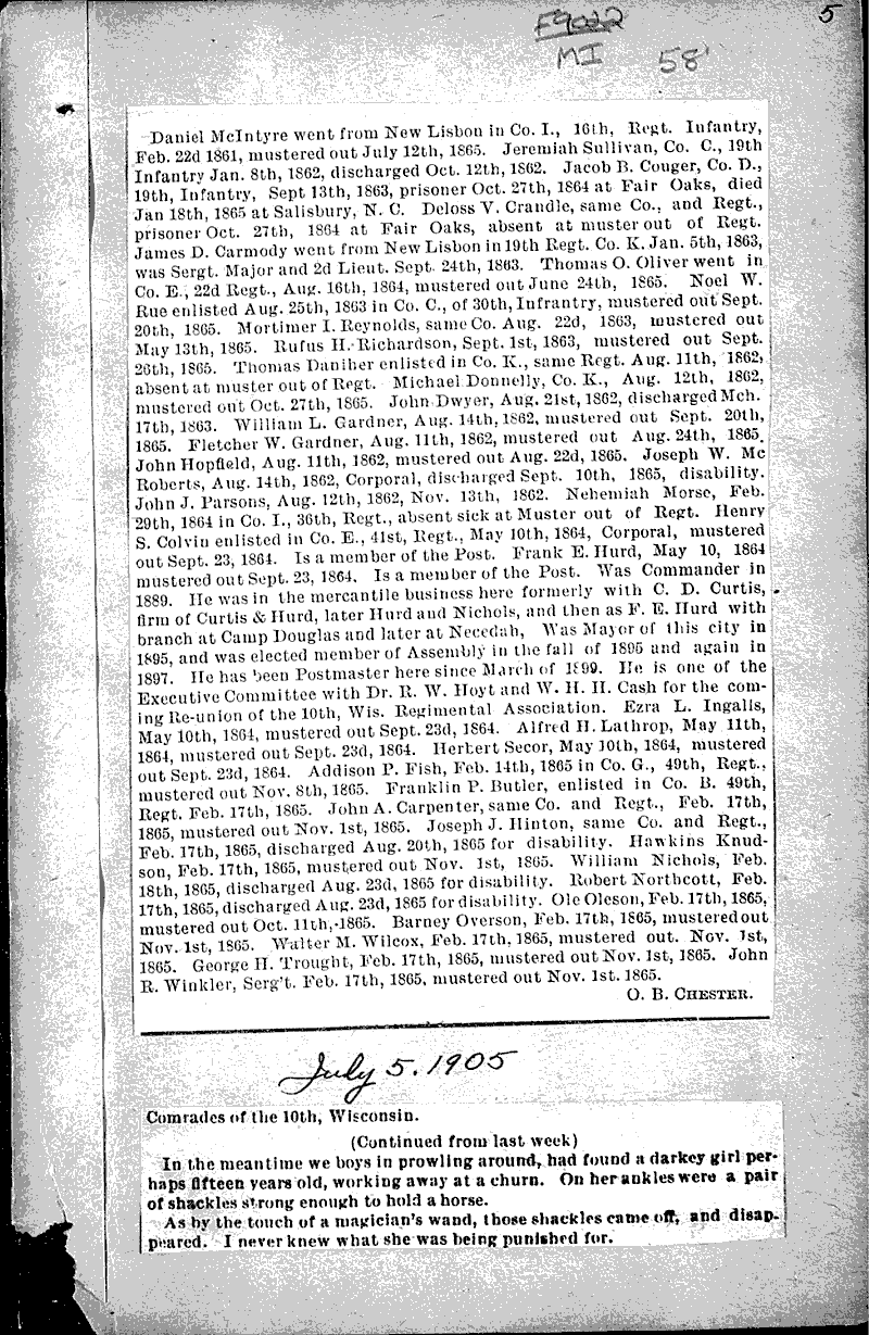  Topics: Civil War Date: 1905-06-28