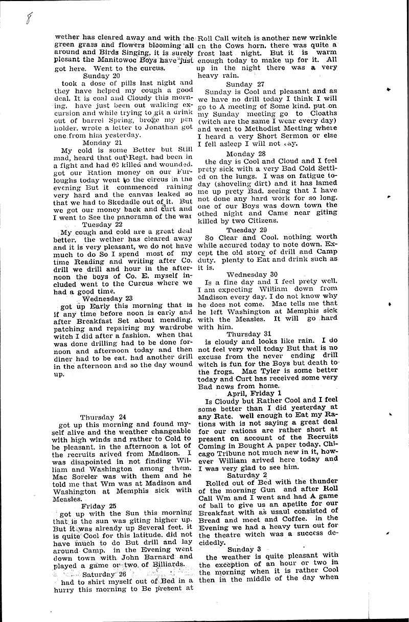  Source: Antigo Daily Journal Topics: Civil War Date: 1939-03-09