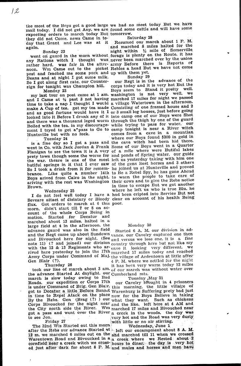  Source: Antigo Daily Journal Topics: Civil War Date: 1939-03-09