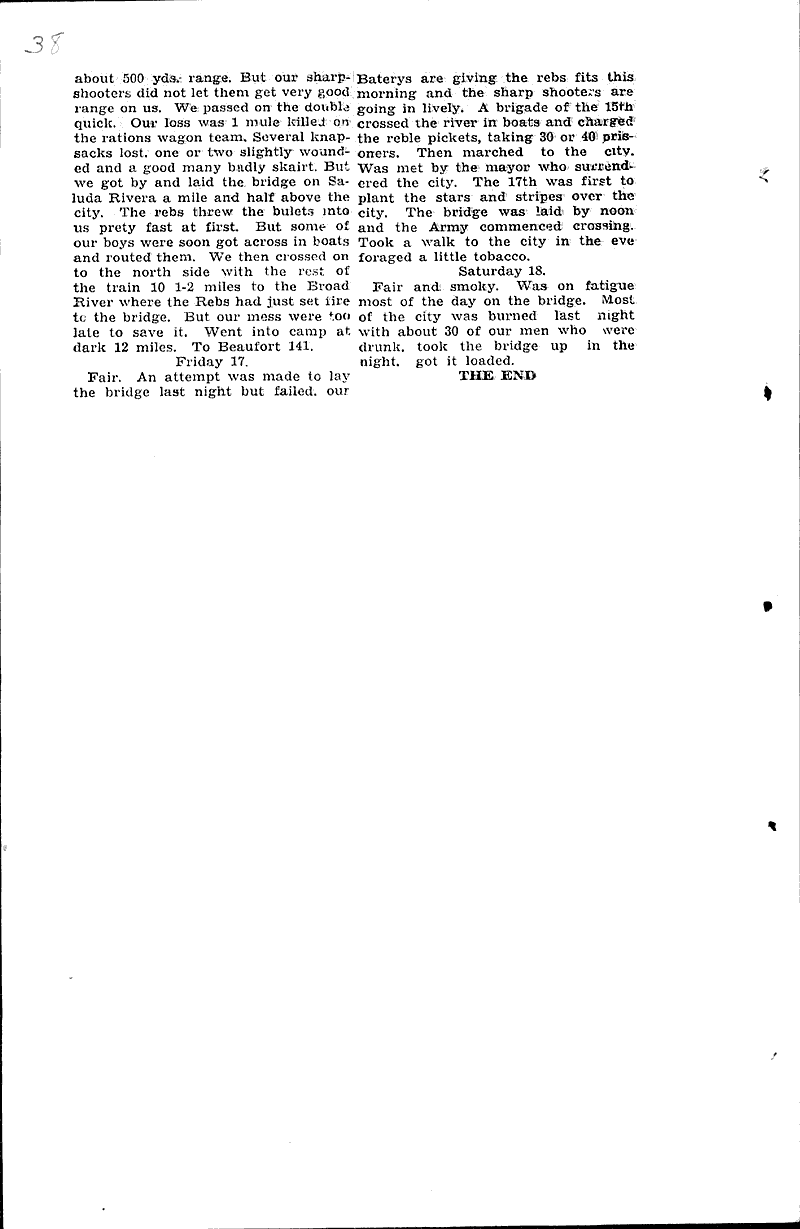  Source: Antigo Daily Journal Topics: Civil War Date: 1939-03-09