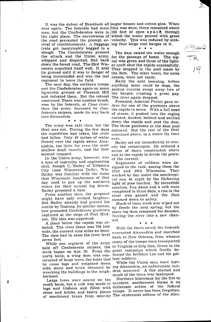  Source: Milwaukee Journal Topics: Civil War Date: 1940-10-14