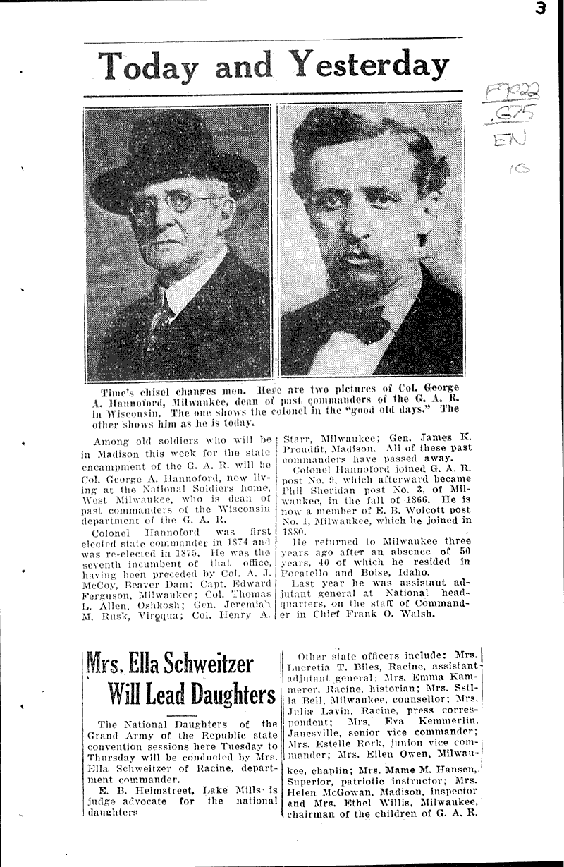  Source: Wisconsin State Journal Topics: Civil War Date: 1928-06-10