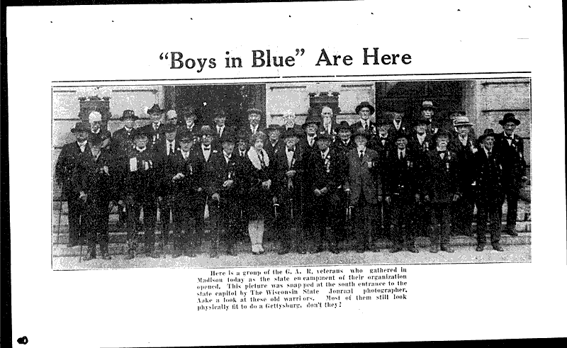  Source: Wisconsin State Journal Topics: Civil War Date: 1928-06-10