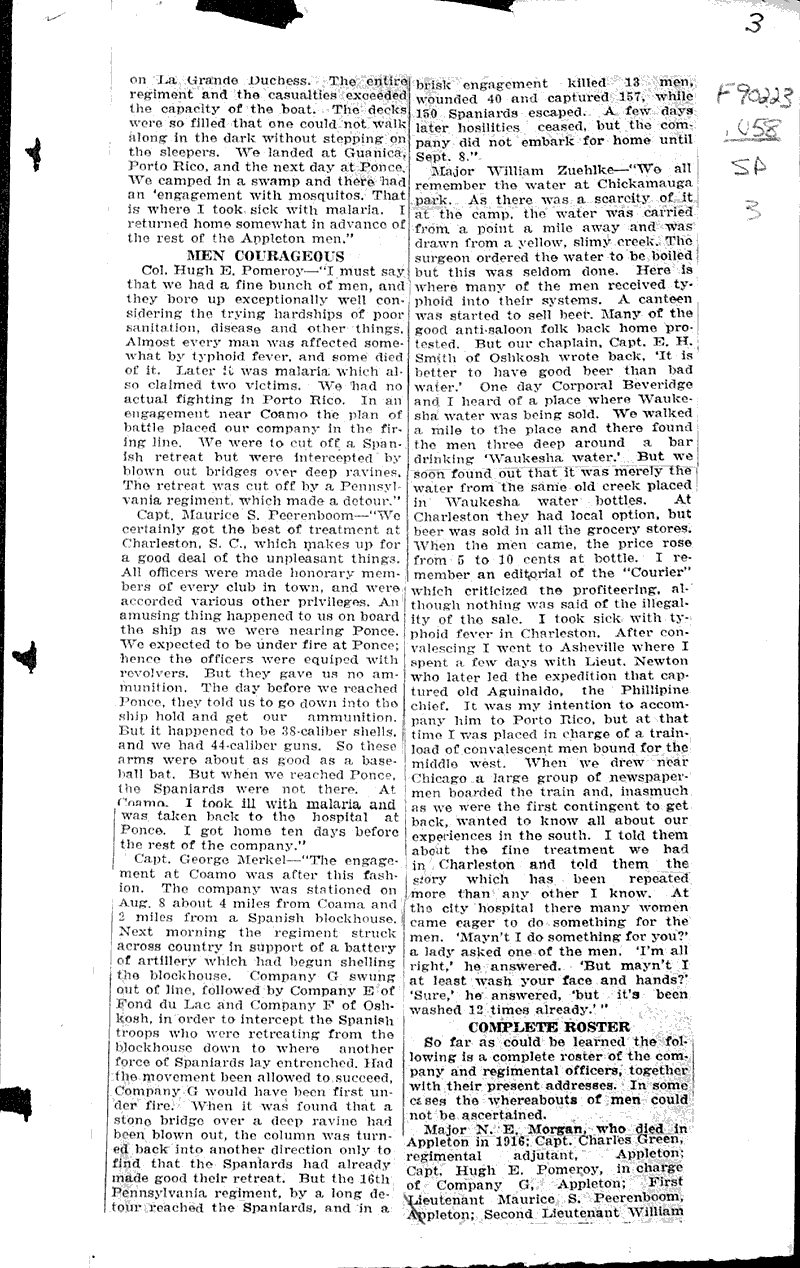  Source: Appleton Crescent Topics: Wars Date: 1923-04-28
