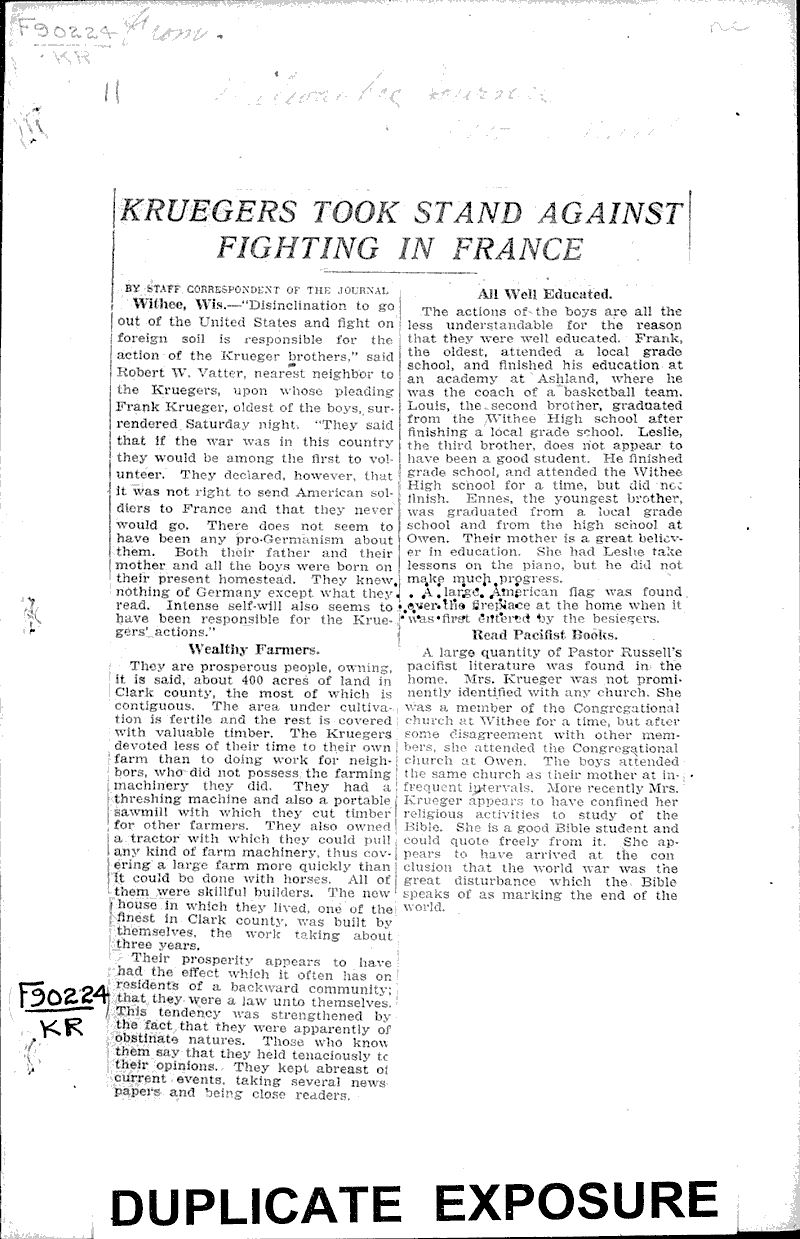  Source: Milwaukee Journal Topics: Wars Date: 1918-09-17