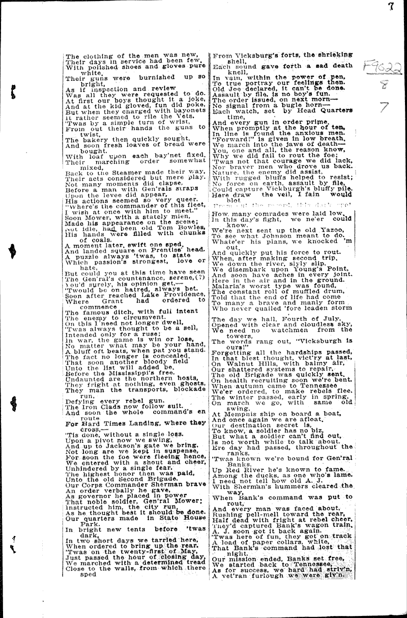  Source: Eau Claire Leader Topics: Civil War Date: 1929-06-09