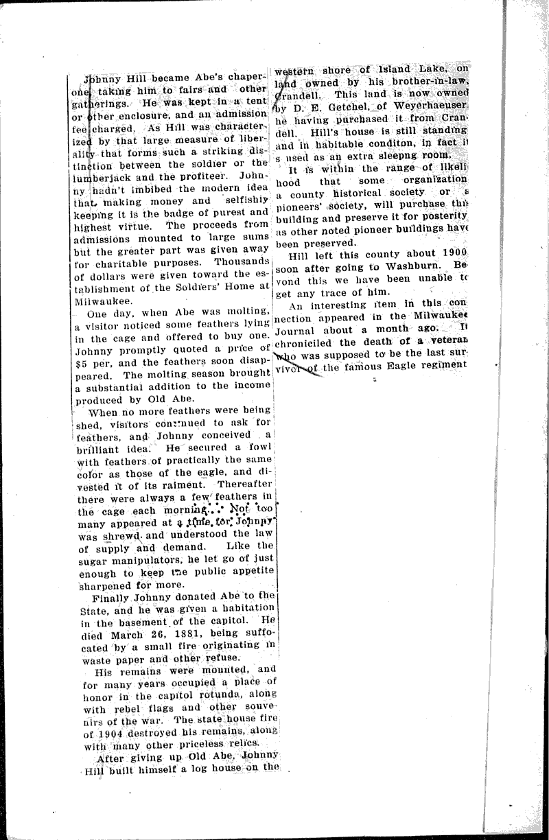  Source: Rusk County Journal Topics: Civil War Date: 1920-07-01