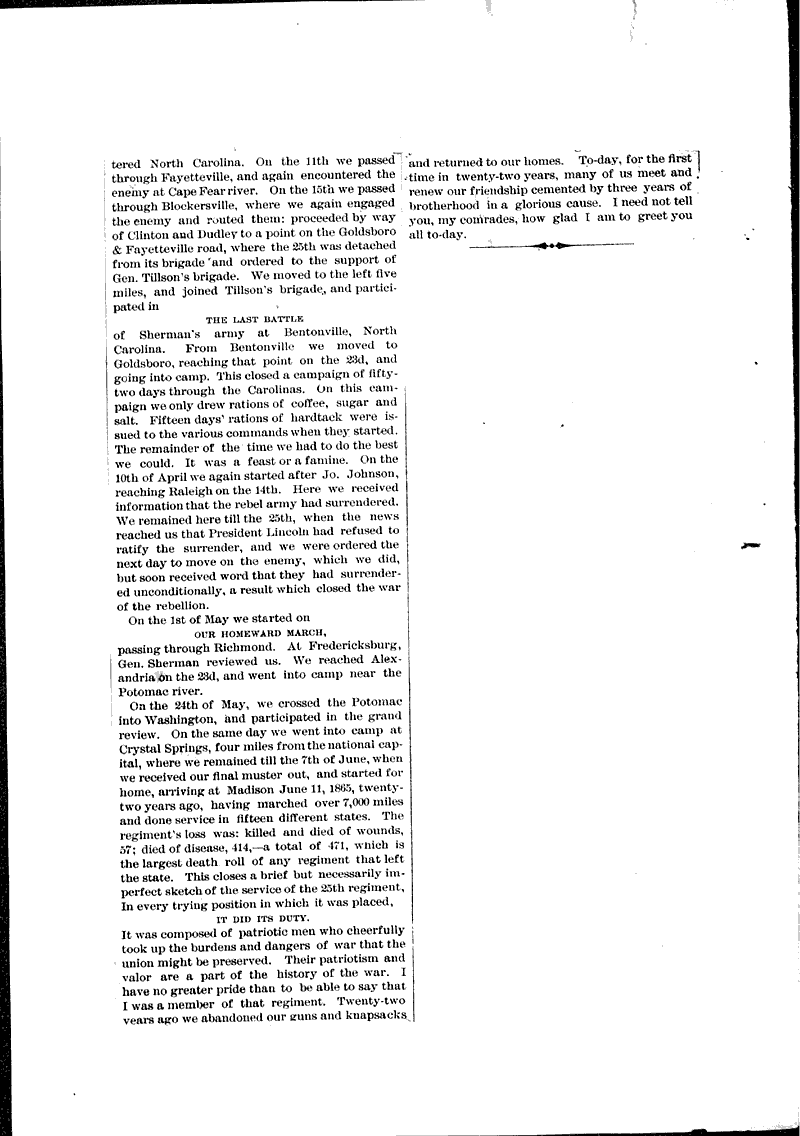  Source: Wisconsin State Journal Topics: Civil War Date: 1887-06-09