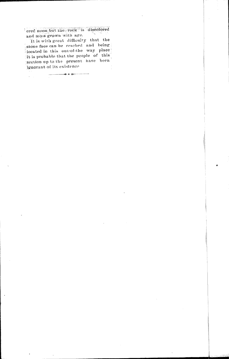 The great stone face Source: Wisconsin Dells Events (The Kilbourn Gazette) Topics: Indians and Native Peoples Date: 1907-03-07
