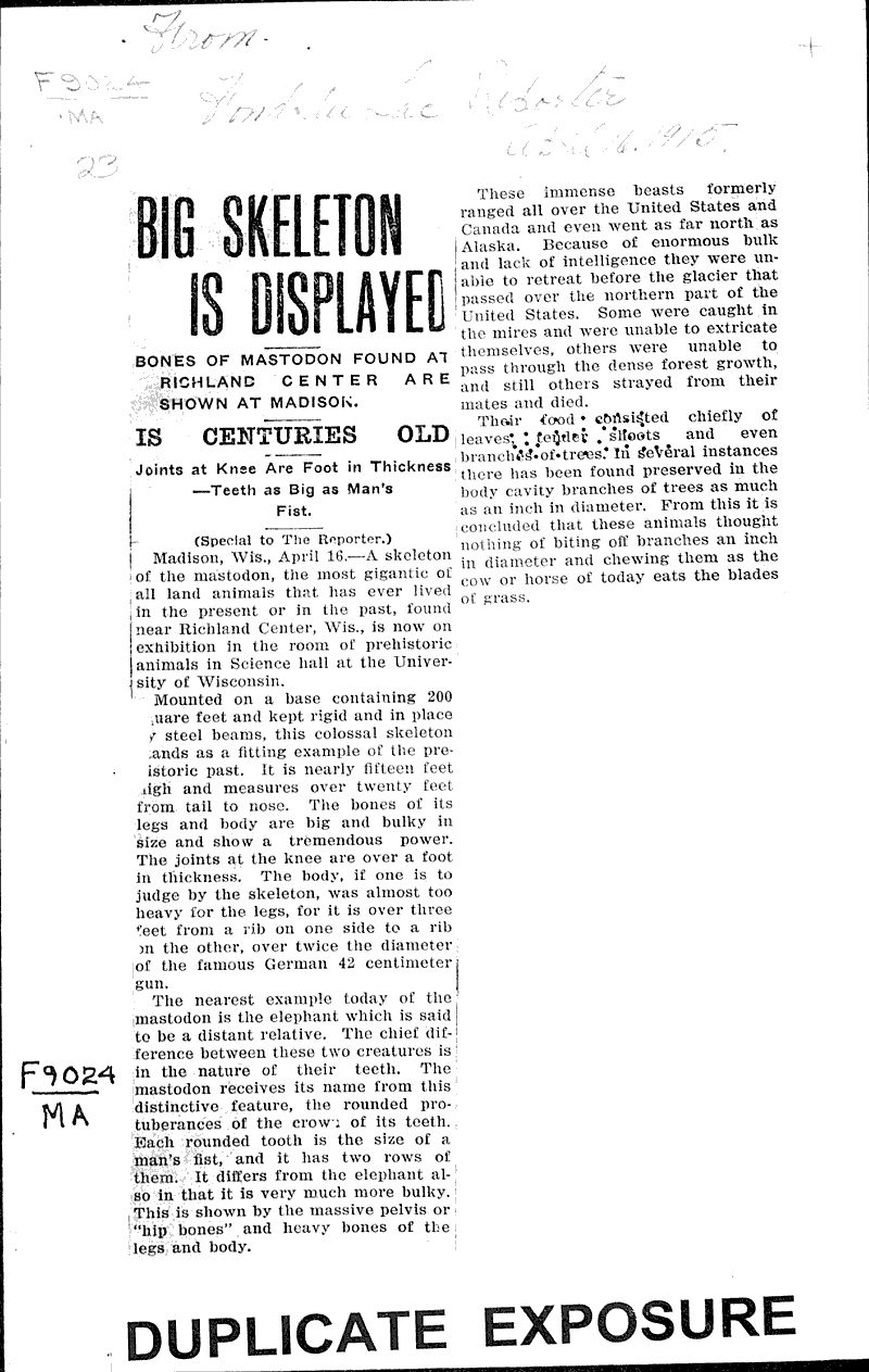  Source: Fond du Lac Daily Reporter Date: 1915-04-16