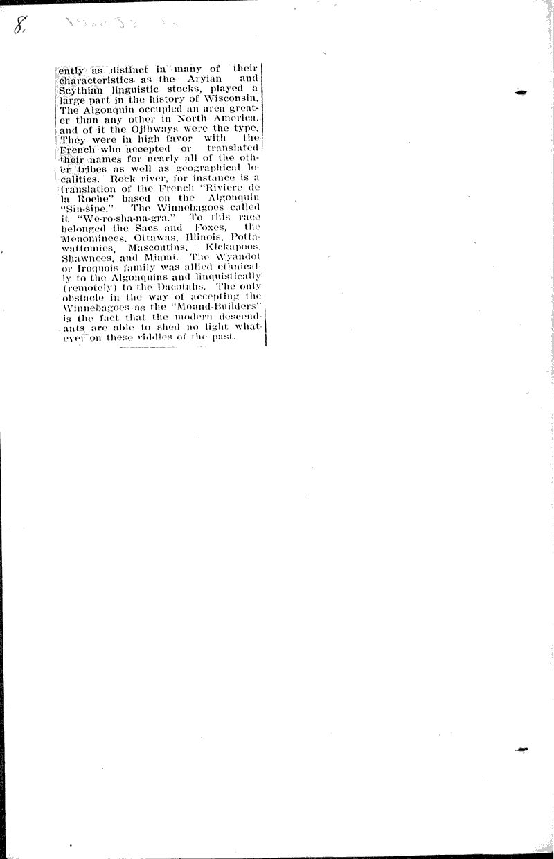 Source: Janesville Gazette Topics: Indians and Native Peoples Date: 1907-06-19