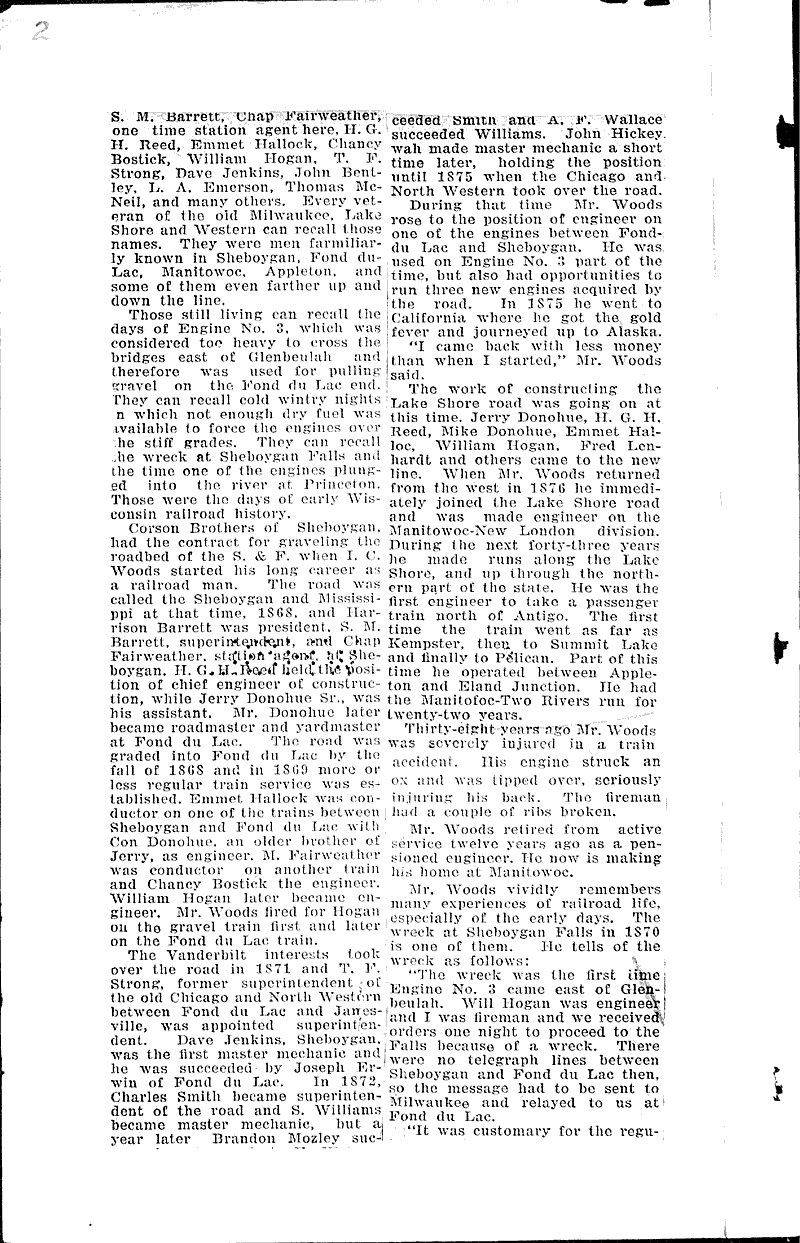  Source: Sheboygan Press Topics: Transportation Date: 1925-04-28