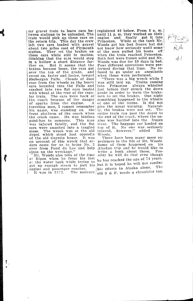  Source: Sheboygan Press Topics: Transportation Date: 1925-04-28