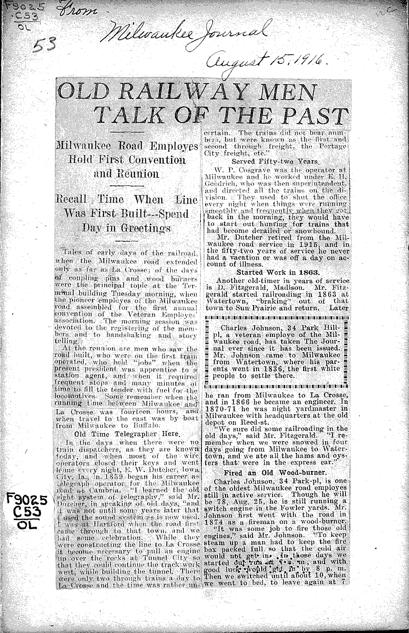  Source: Milwaukee Journal Topics: Transportation Date: 1916-08-15