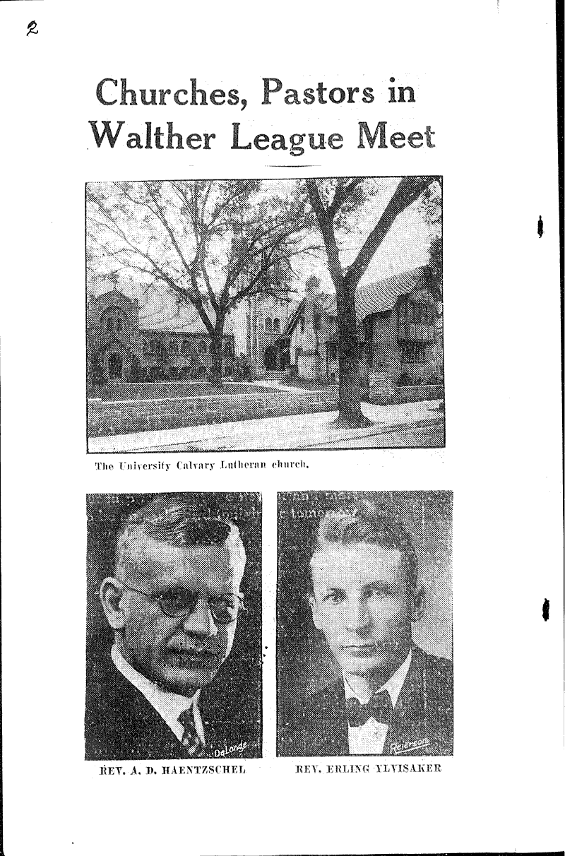  Source: Wisconsin State Journal Topics: Church History Date: 1930-04-27