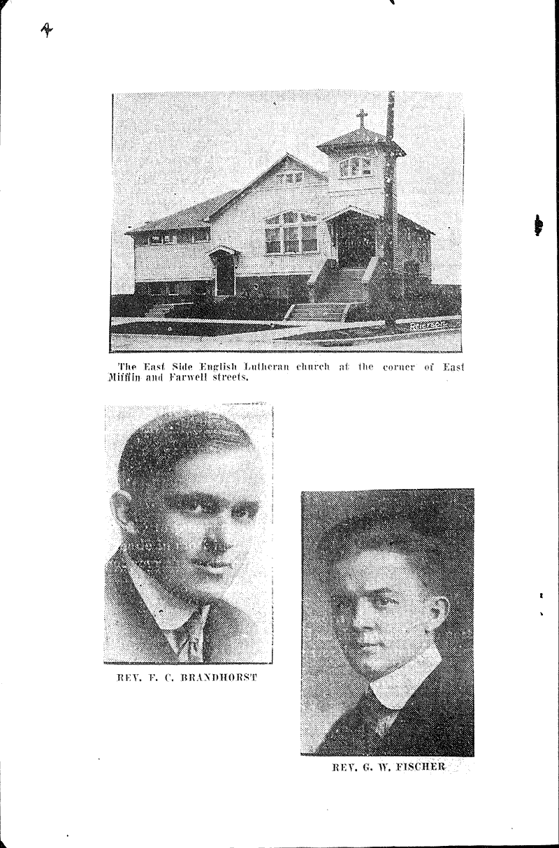  Source: Wisconsin State Journal Topics: Church History Date: 1930-04-27