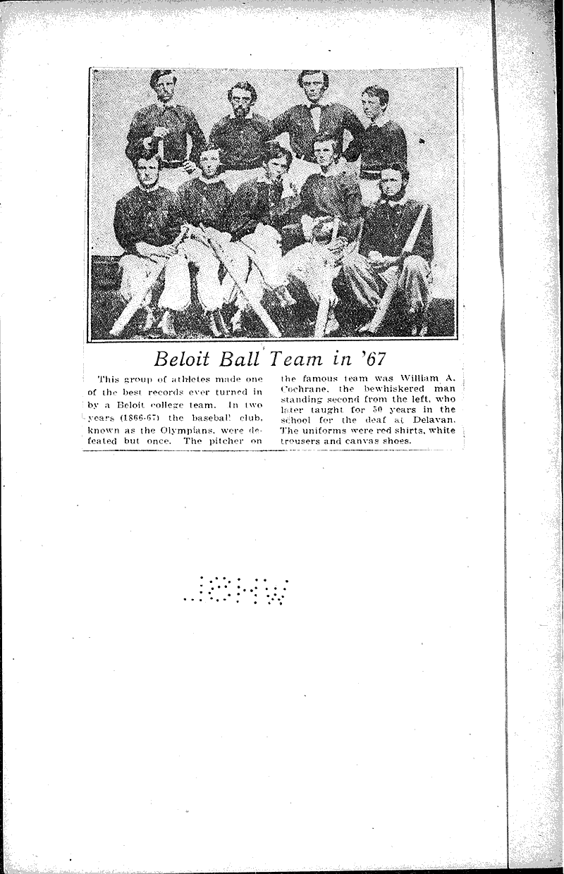 Beloit beat Milwaukee ball club, 6112, in '67 Newspaper Article