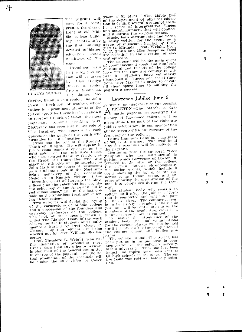  Source: Beloit Daily News Topics: Education Date: 1921-01-31