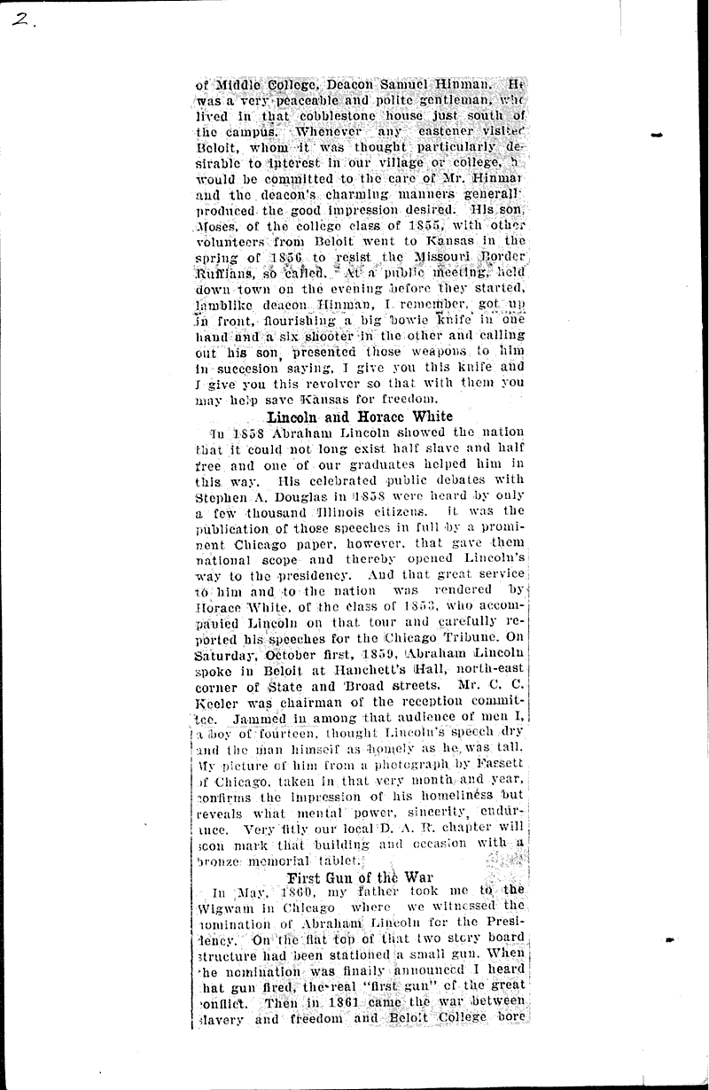  Source: Beloit Free Press Topics: Education Date: 1911-02-10