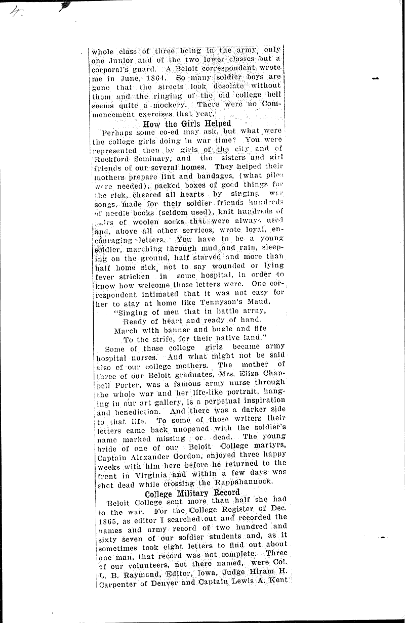  Source: Beloit Free Press Topics: Education Date: 1911-02-10