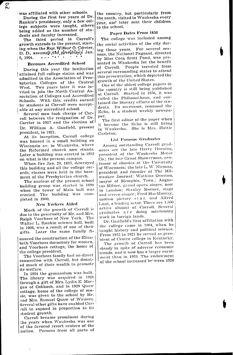  Source: Milwaukee Journal Topics: Education Date: 1936-01-26