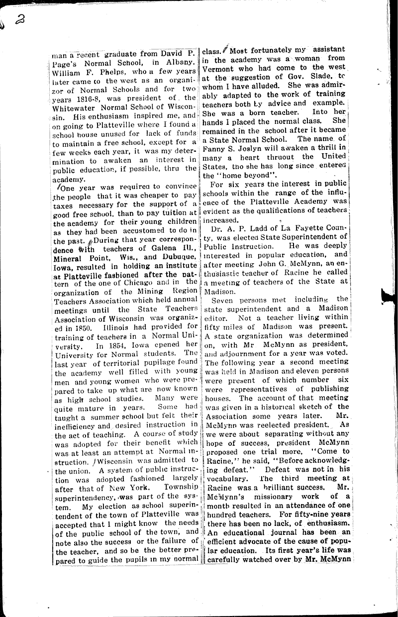  Source: Platteville Journal Topics: Education Date: 1917-03-14
