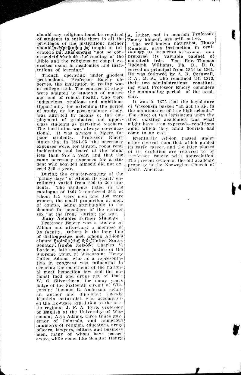  Source: Wisconsin State Journal Topics: Education Date: 1924-04-06