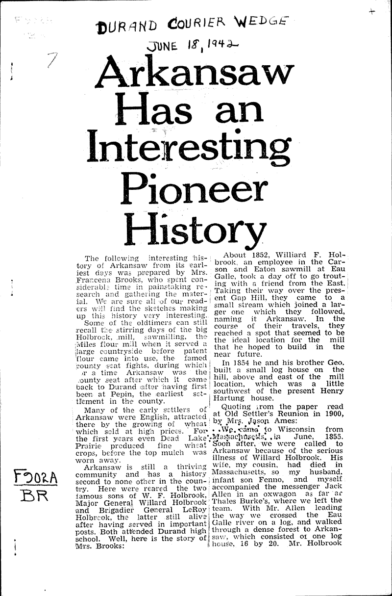  Source: Durand Courier Wedge Topics: Immigrants Date: 1942-06-18