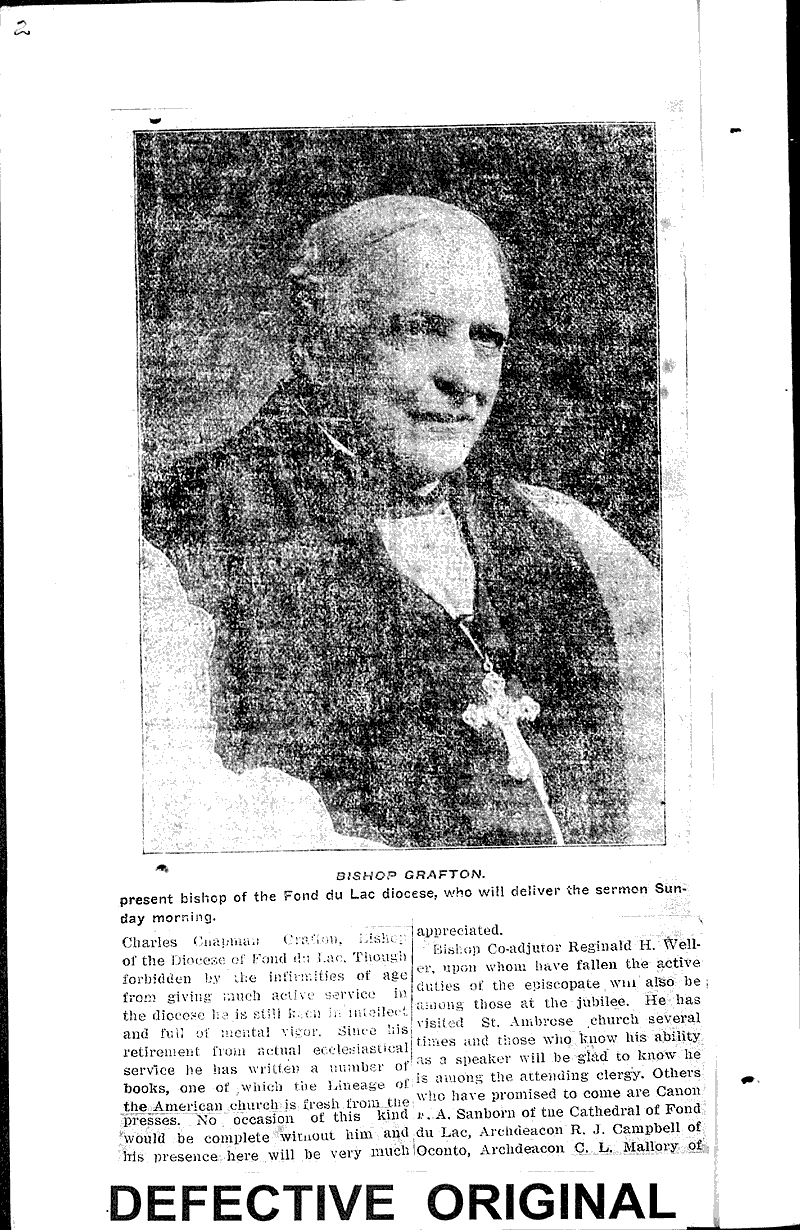  Source: Antigo Journal Topics: Church History Date: 1911-06-08