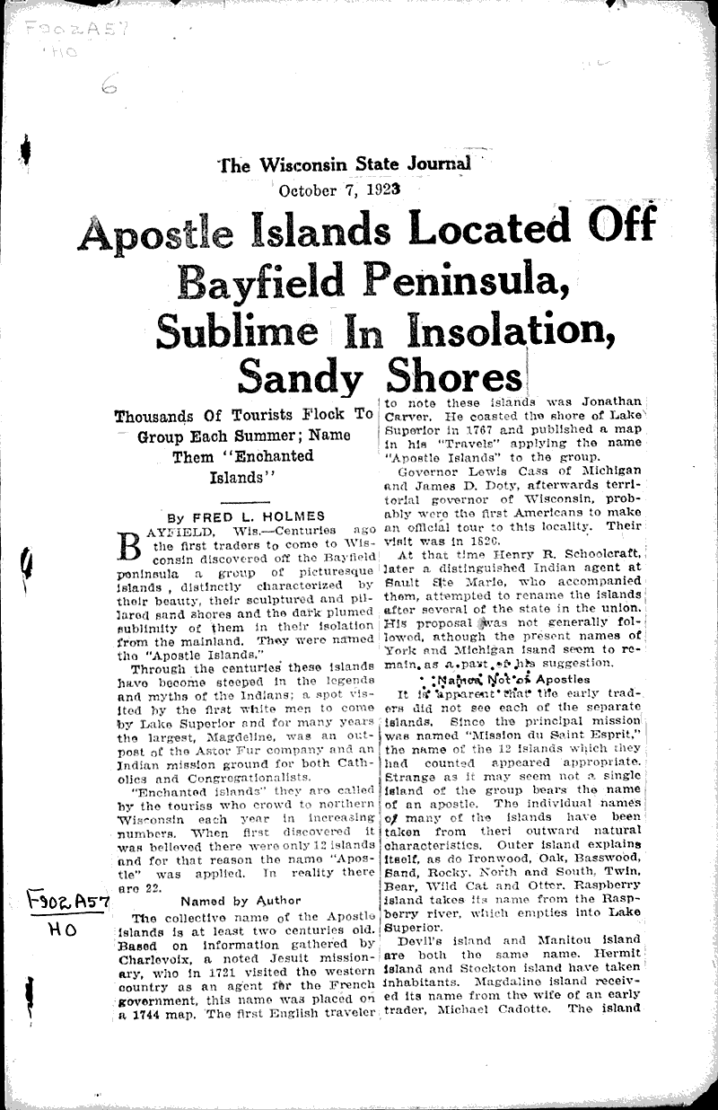  Source: Wisconsin State Journal Topics: Indians and Native Peoples Date: 1923-10-07