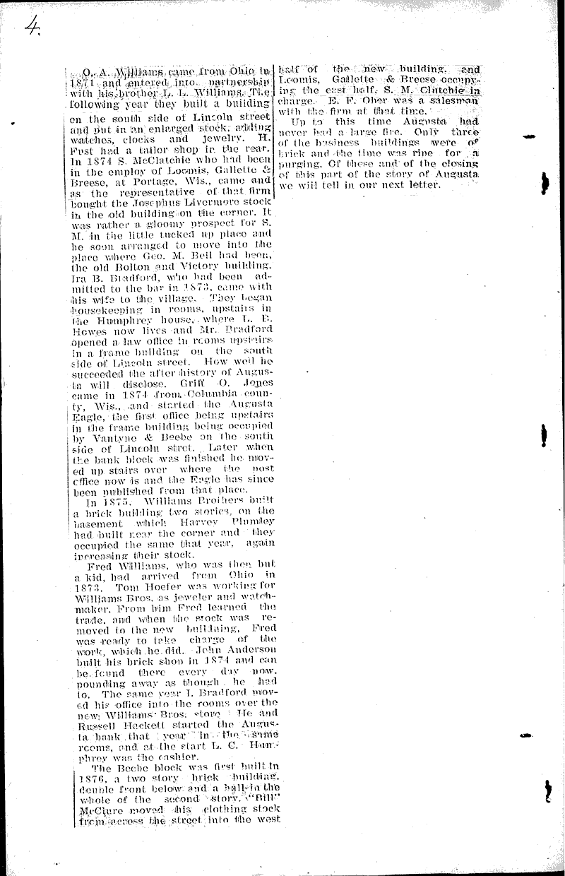  Source: Eau Claire Leader Topics: Industry Date: 1906-05-25