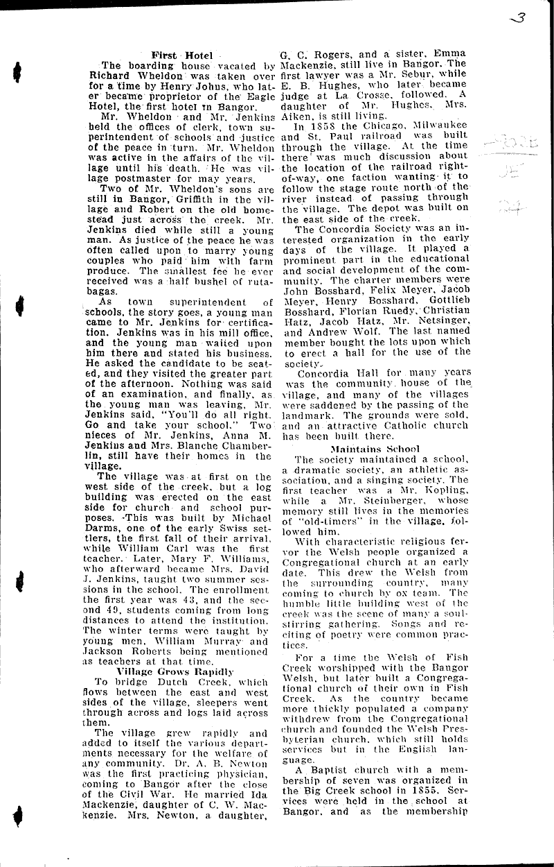 La Crosse county historical society Newspaper Article/Clipping Wisconsin Historical Society
