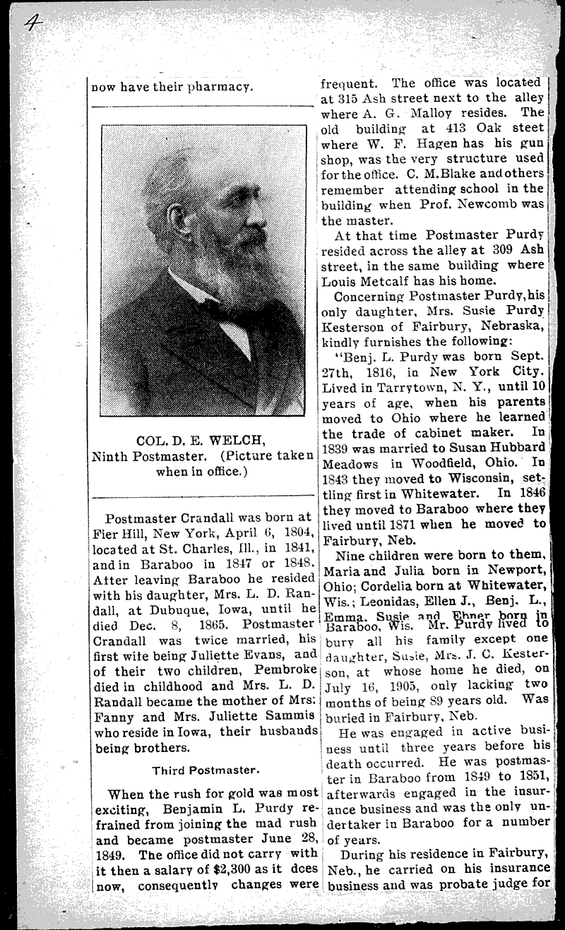  Source: Baraboo Daily News Topics: Government and Politics Date: 1906-01-31