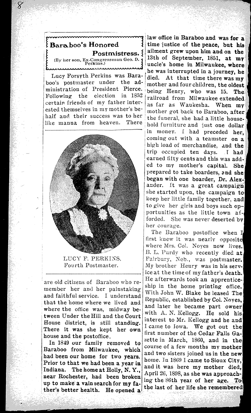 Source: Baraboo Daily News Topics: Government and Politics Date: 1906-01-31