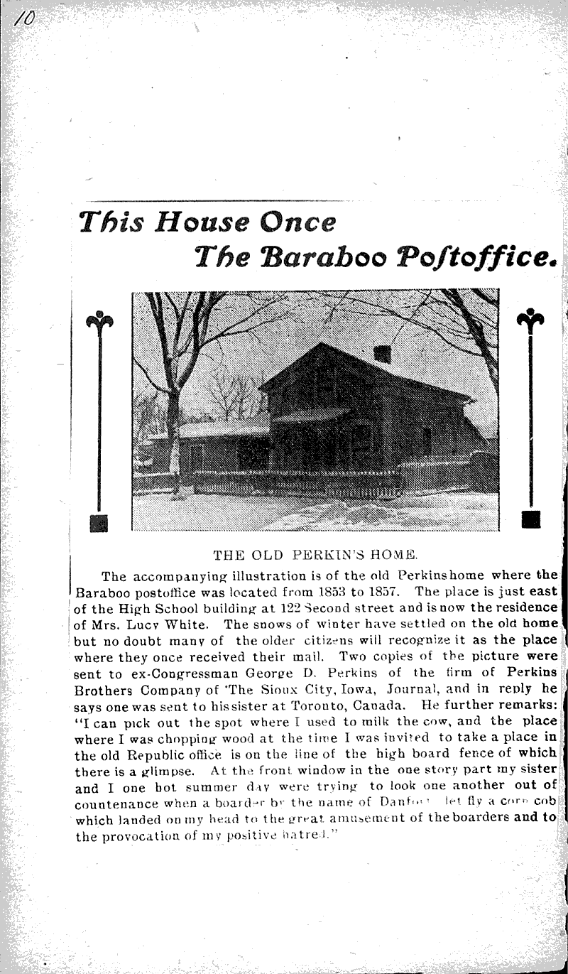  Source: Baraboo Daily News Topics: Government and Politics Date: 1906-01-31