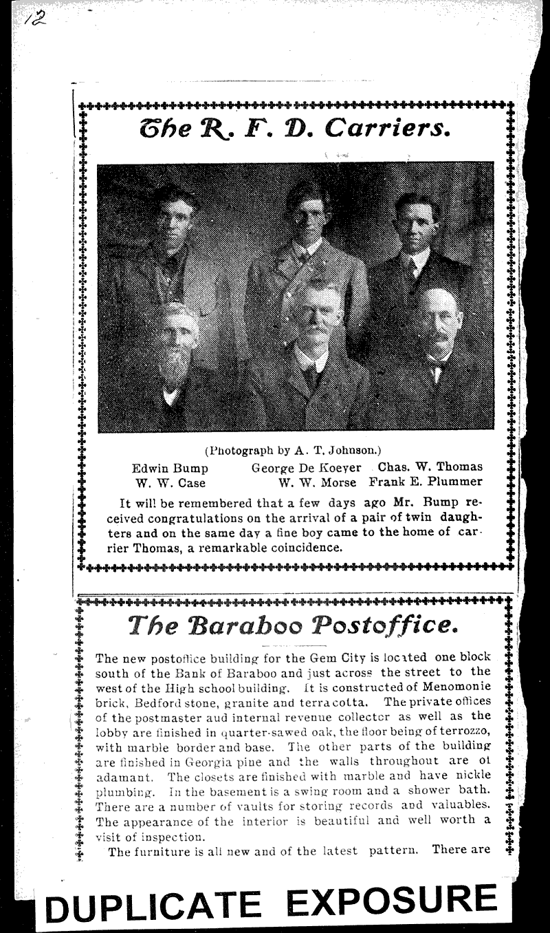  Source: Baraboo Daily News Topics: Government and Politics Date: 1906-01-31