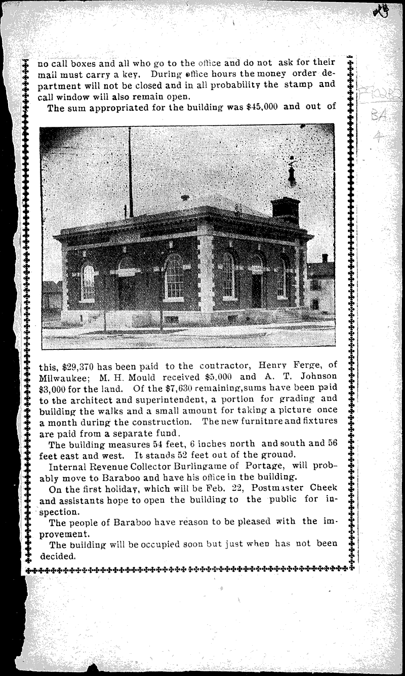  Source: Baraboo Daily News Topics: Government and Politics Date: 1906-01-31