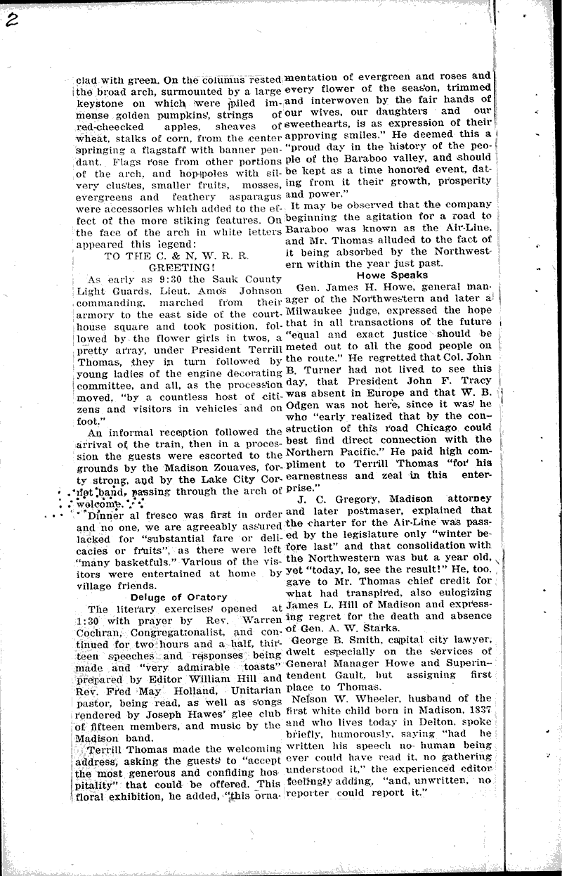  Source: Baraboo Daily News Topics: Transportation Date: 1921-09-10
