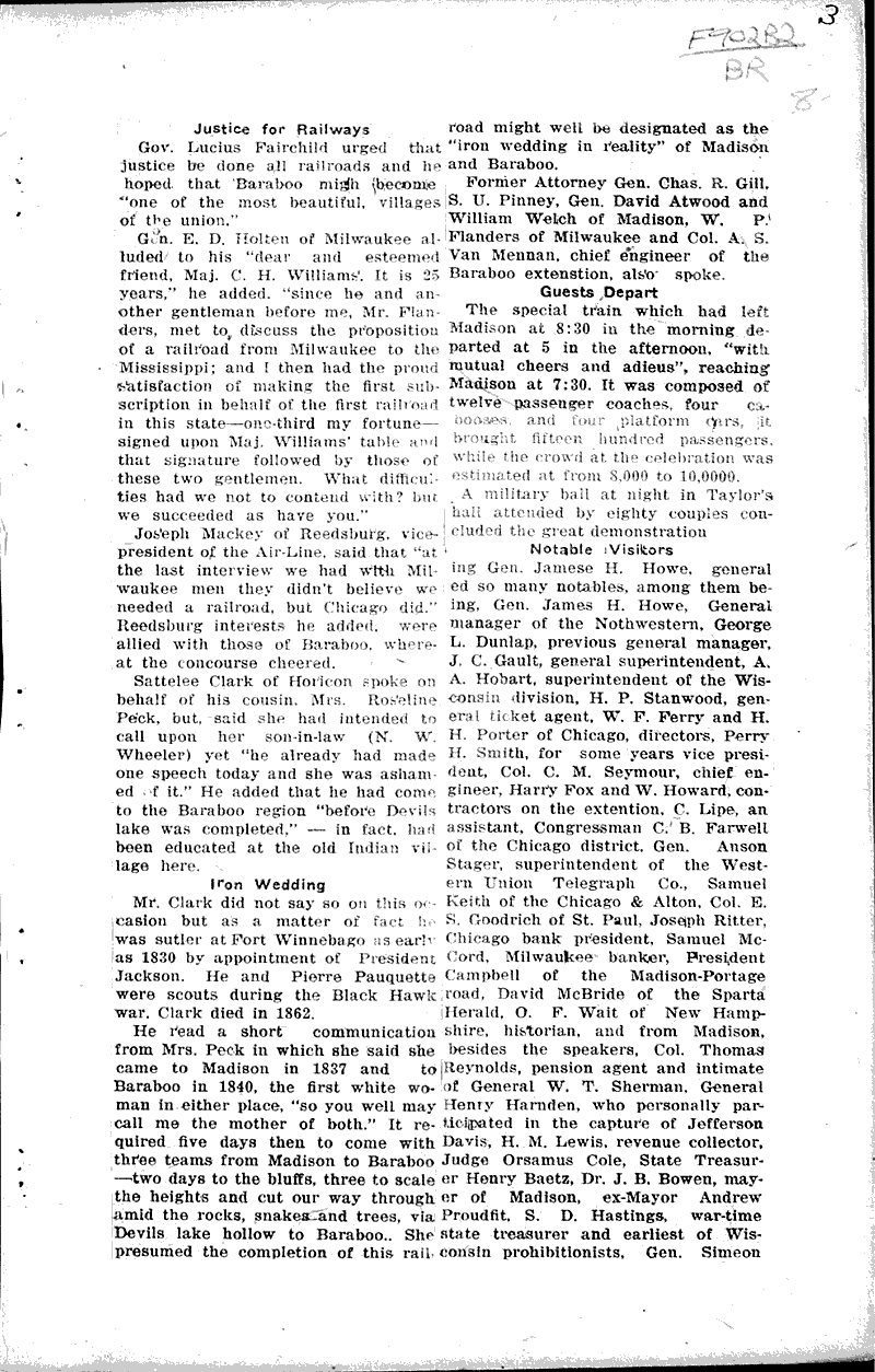 Source: Baraboo Daily News Topics: Transportation Date: 1921-09-10