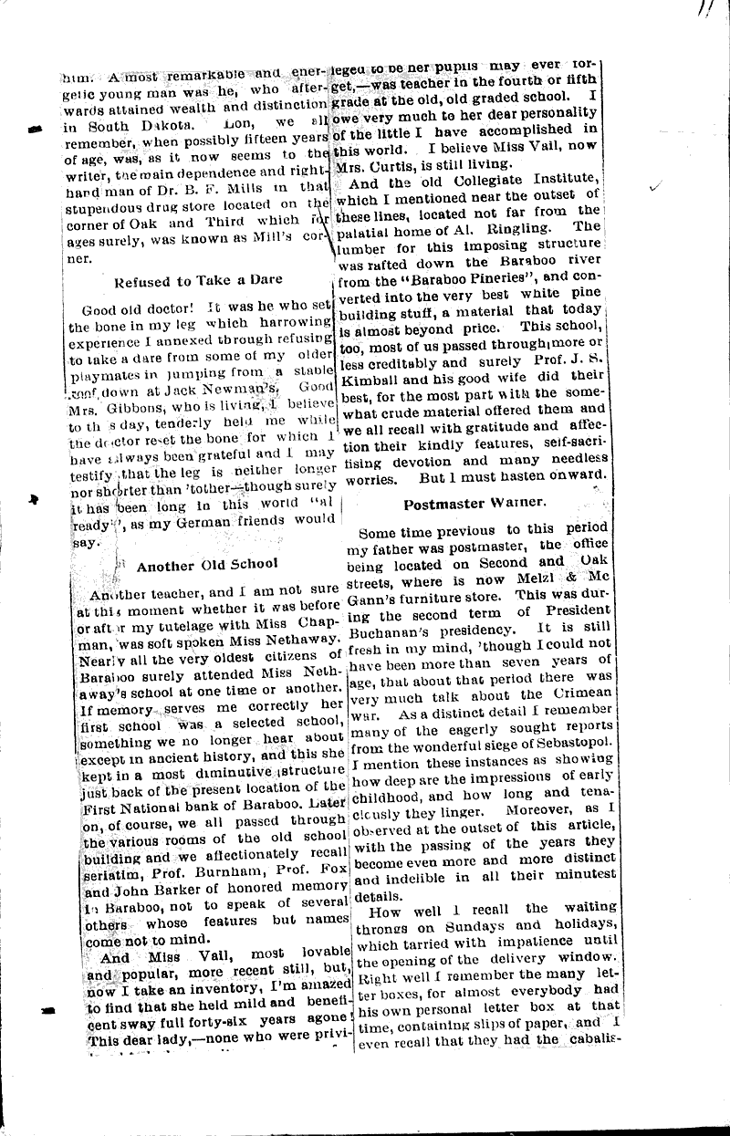  Source: Baraboo Daily News Date: 1913-07-19