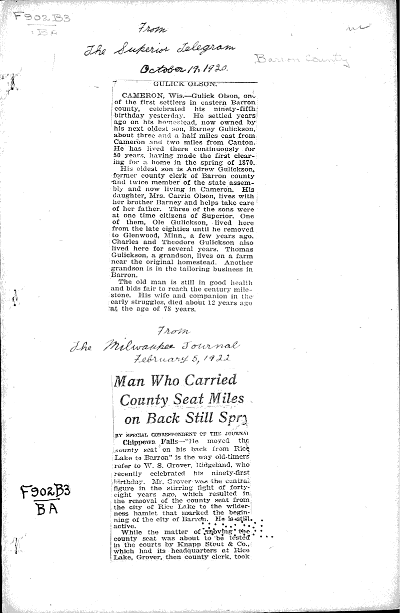  Source: Superior Telegram Date: 1920-10-19