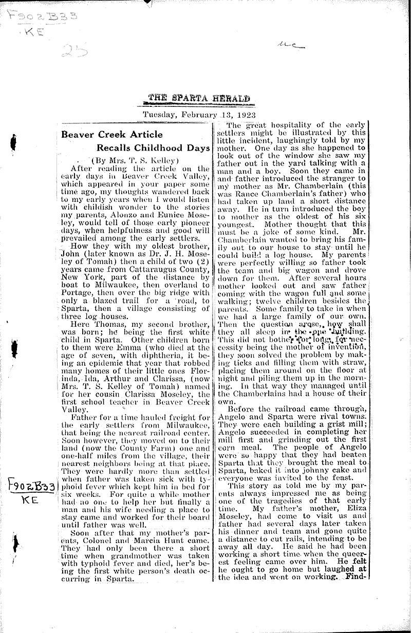  Source: Sparta Herald Date: 1923-02-13