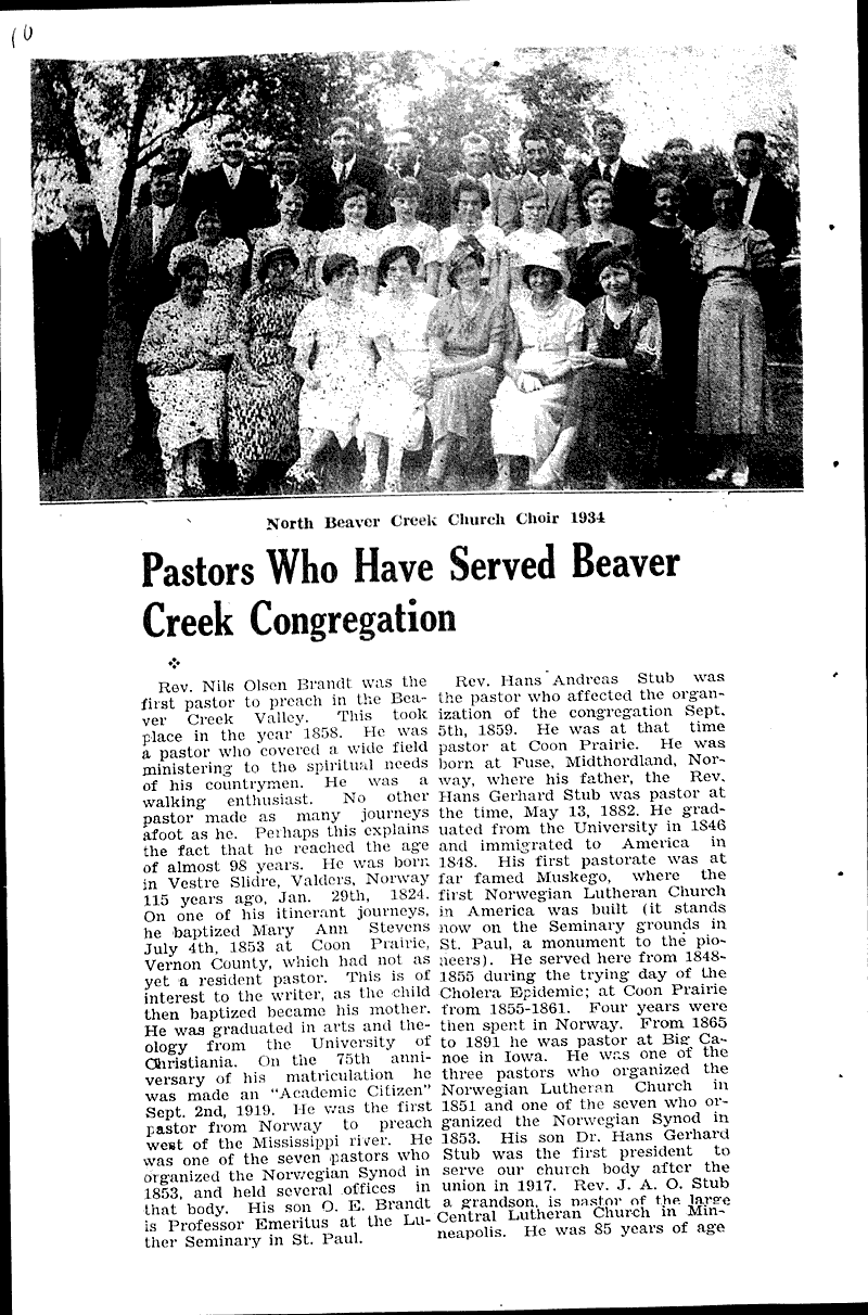  Source: Blair Press Topics: Church History Date: 1929-08-20
