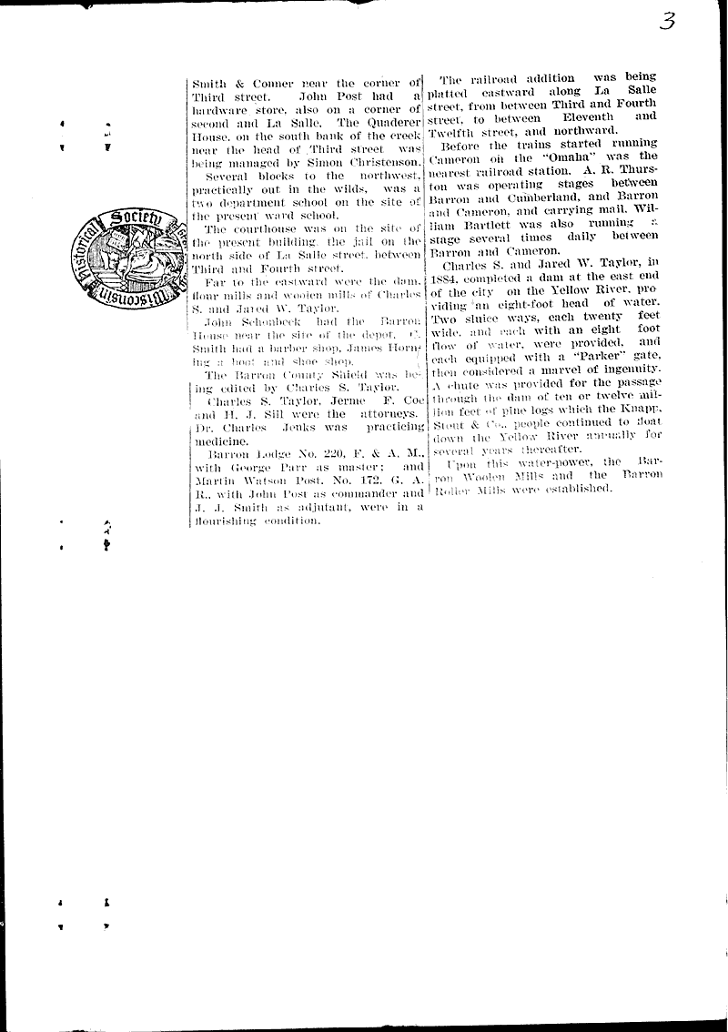  Source: Barron County Shield Topics: Transportation Date: 1922-03-17