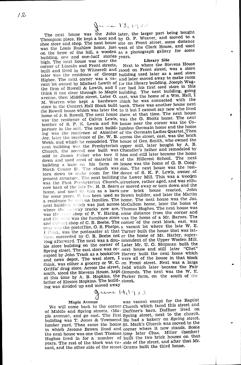  Source: Beaver Dam Daily Citizen Date: 1938-05-27