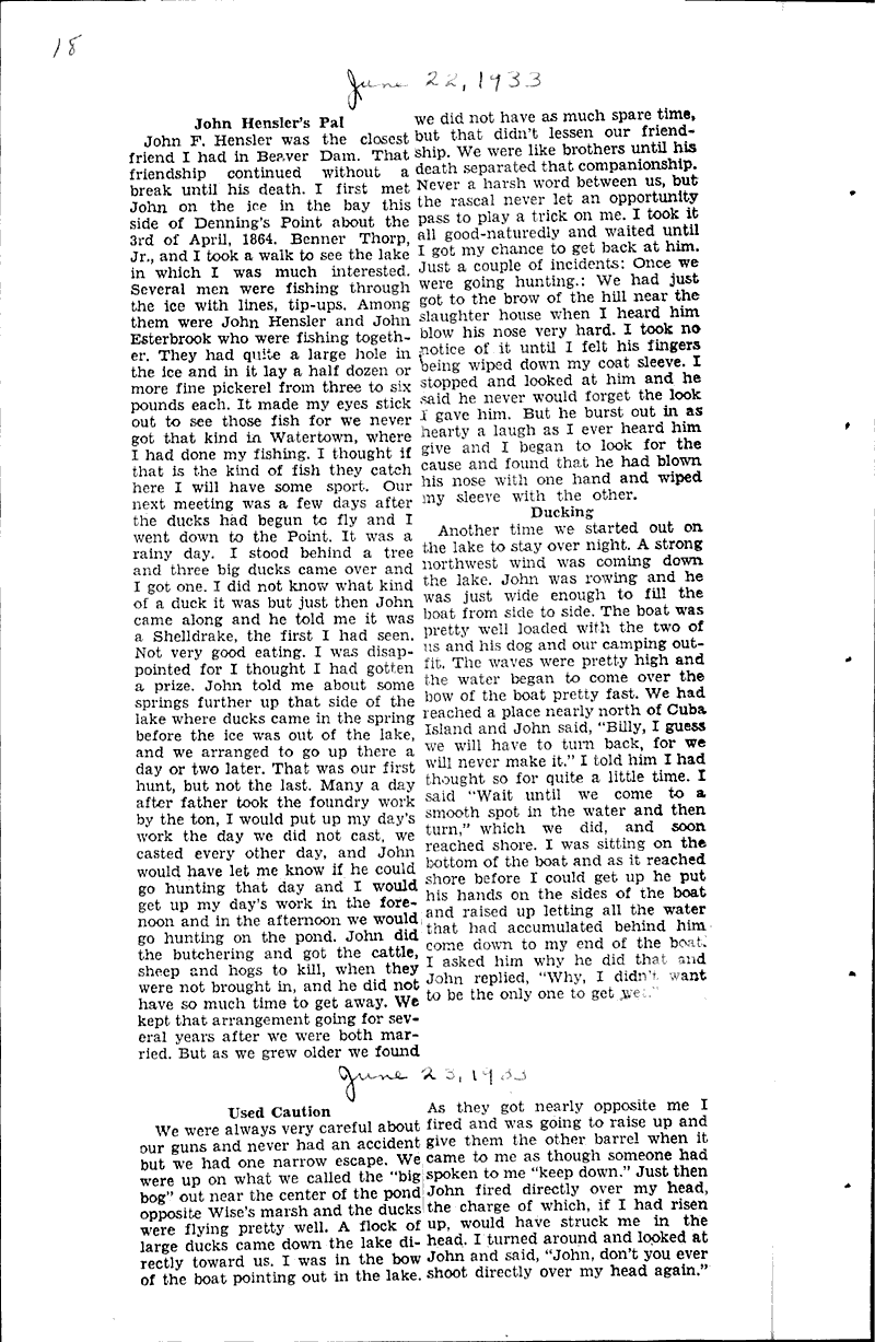  Source: Beaver Dam Daily Citizen Date: 1938-05-27