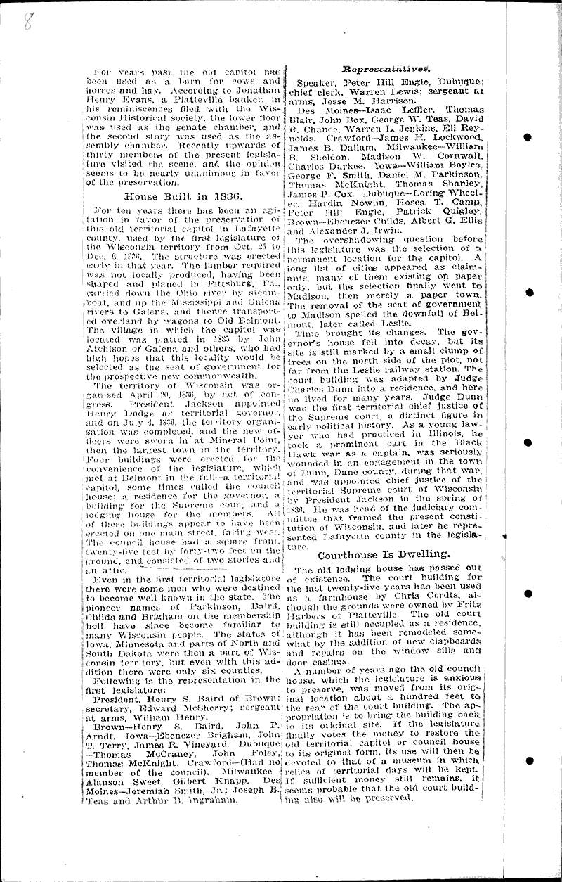  Source: Madison Democrat Topics: Architecture Date: 1917-03-20